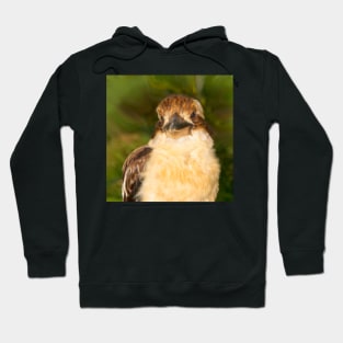 Painted laughing kookaburra Hoodie